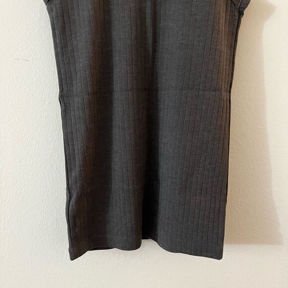 Aerie Ribbed Knit Dark Gray BlackTank Top XS NWT - Picture 9 of 9